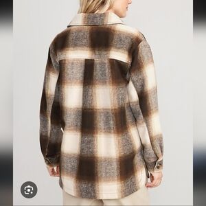 Passport Tan and White Plaid Jacket